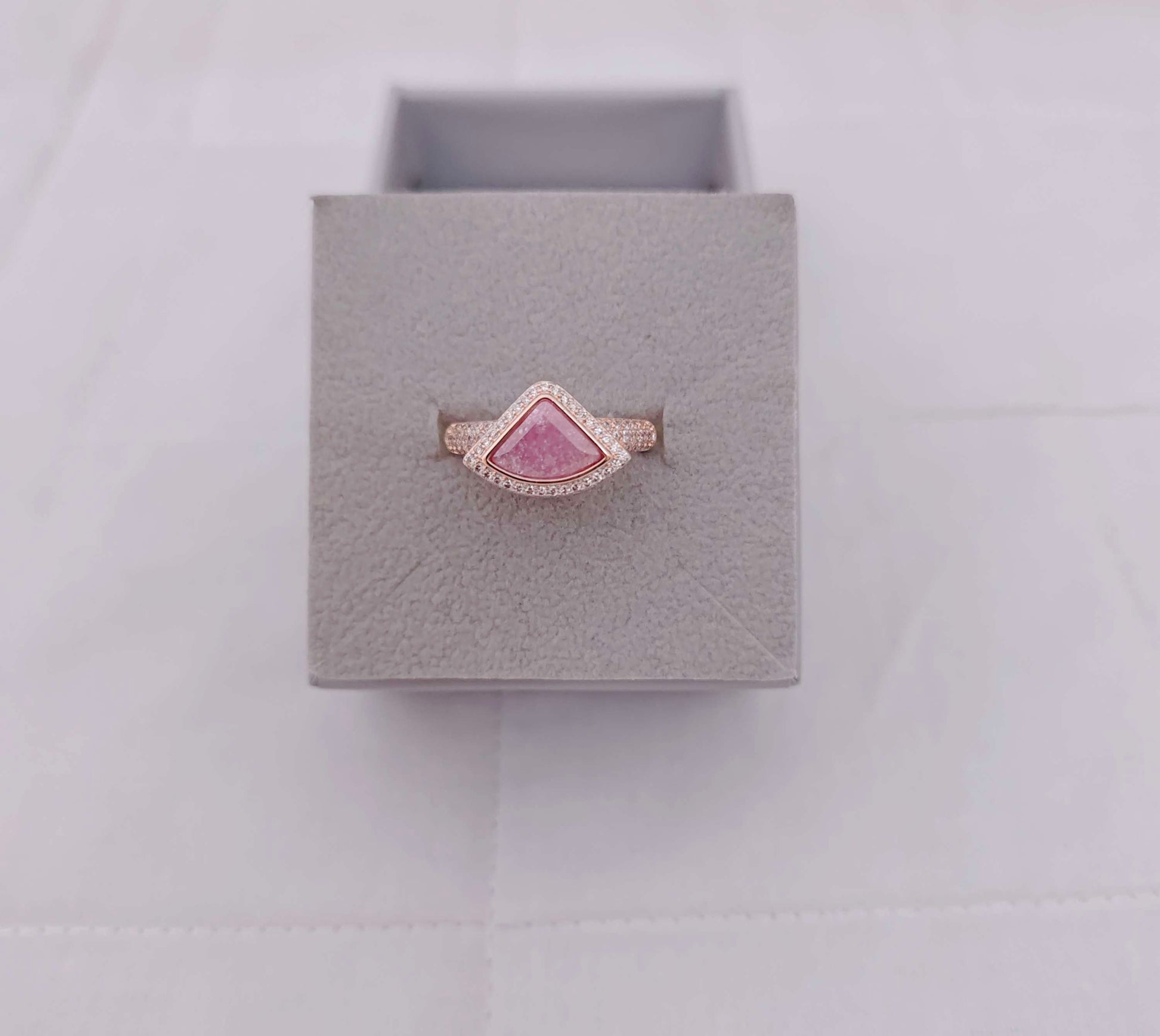 ring silver rose gold polish finger ring design -rcg078 92.5 silver ramala jewelry / ramala collections