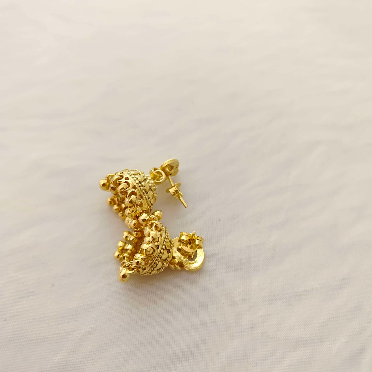 Silver jhumkas -RCH366