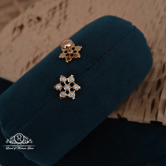 92.5 silver simple and Cute earrings -RC061M422-04