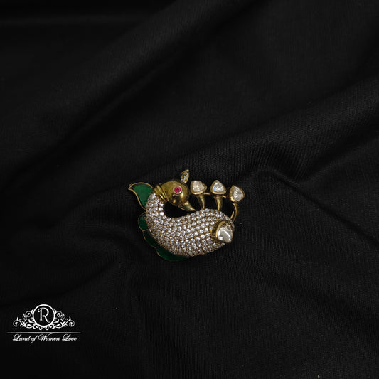 pendant 92.5 silver peacock design victorian side locket-rcp110 92.5 silver ramala jewelry / ramala collections