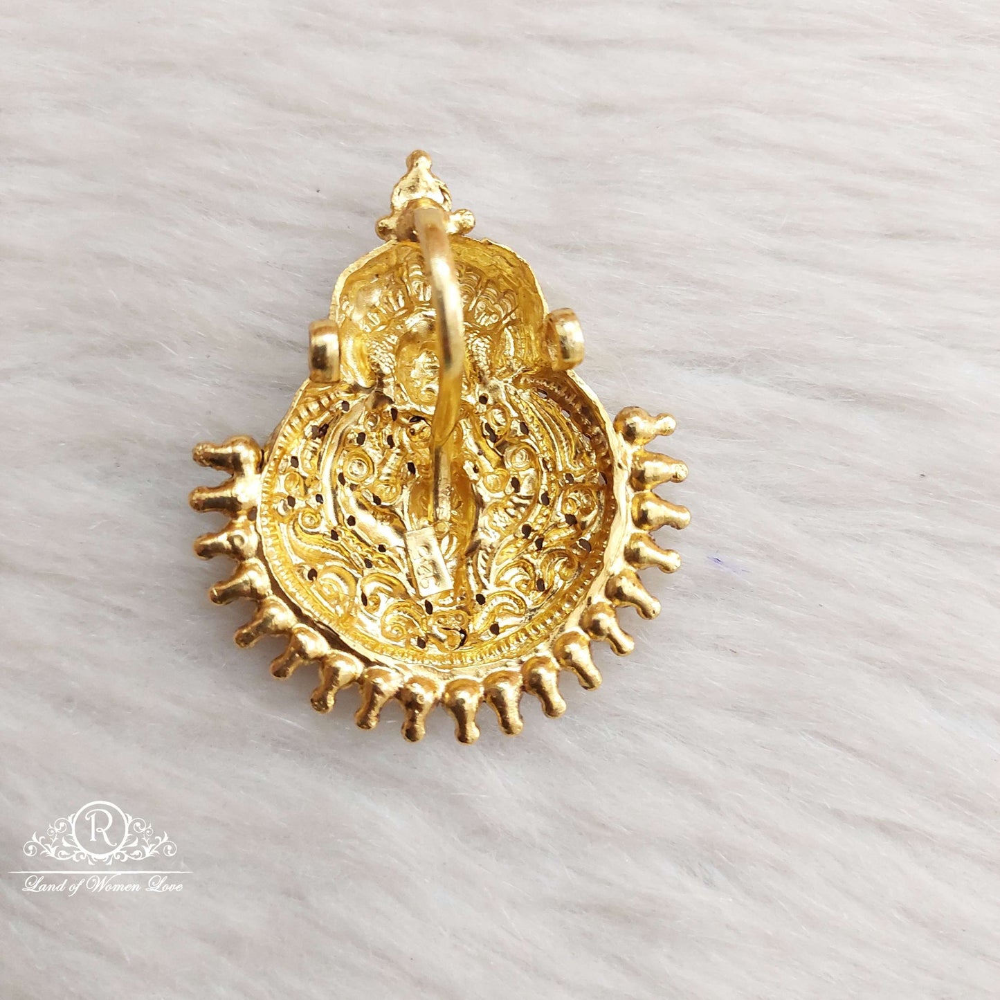 Silver Lakshmi Devi Locket-S901-2