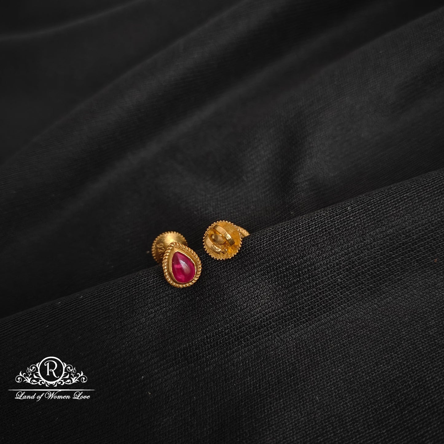 92.5 Silver Kundans Changeable earrings-RCCP405