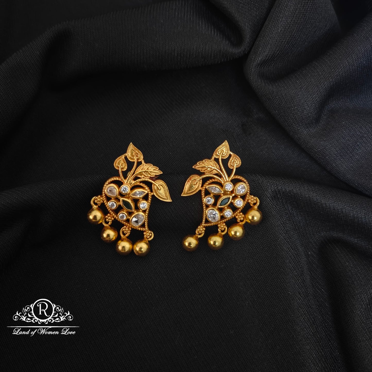 earrings silver mango style earrings-rccp271 92.5 silver ramala jewelry / ramala collections