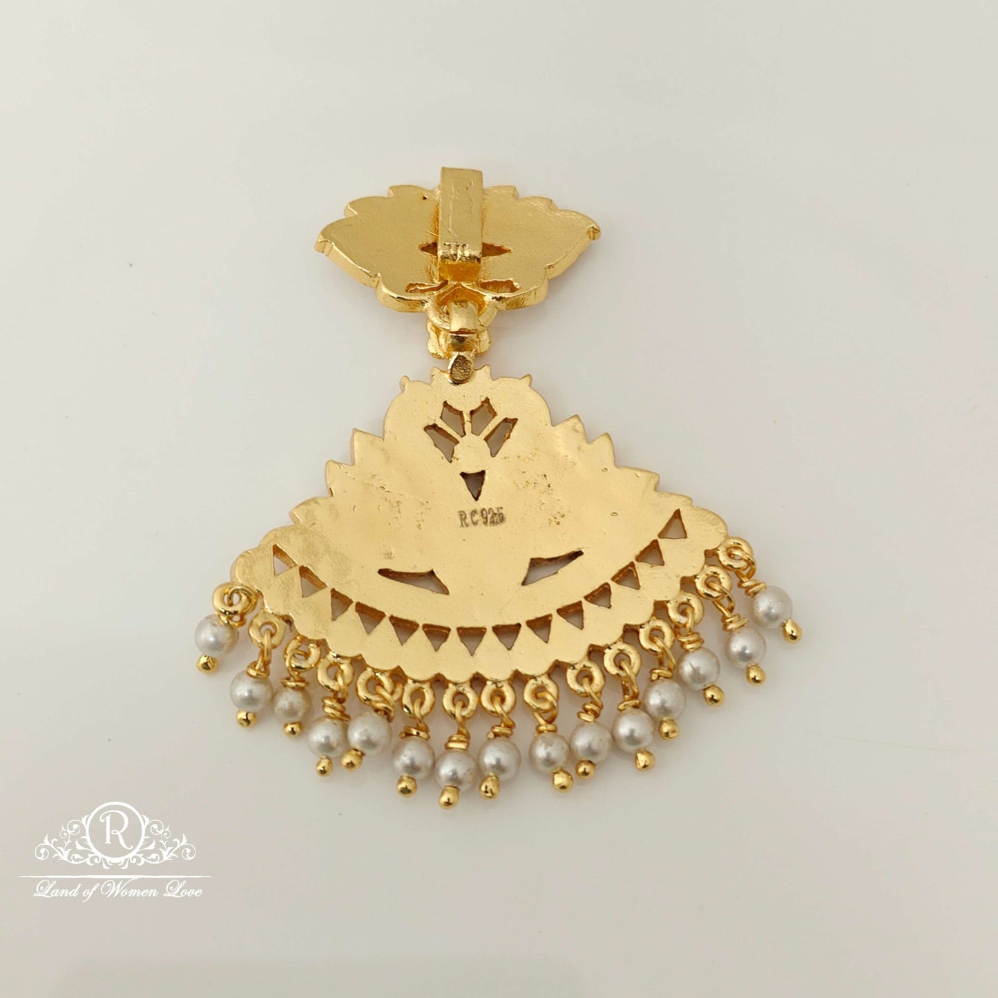 Silver Hand Made Stting Design Necklace-RCK198