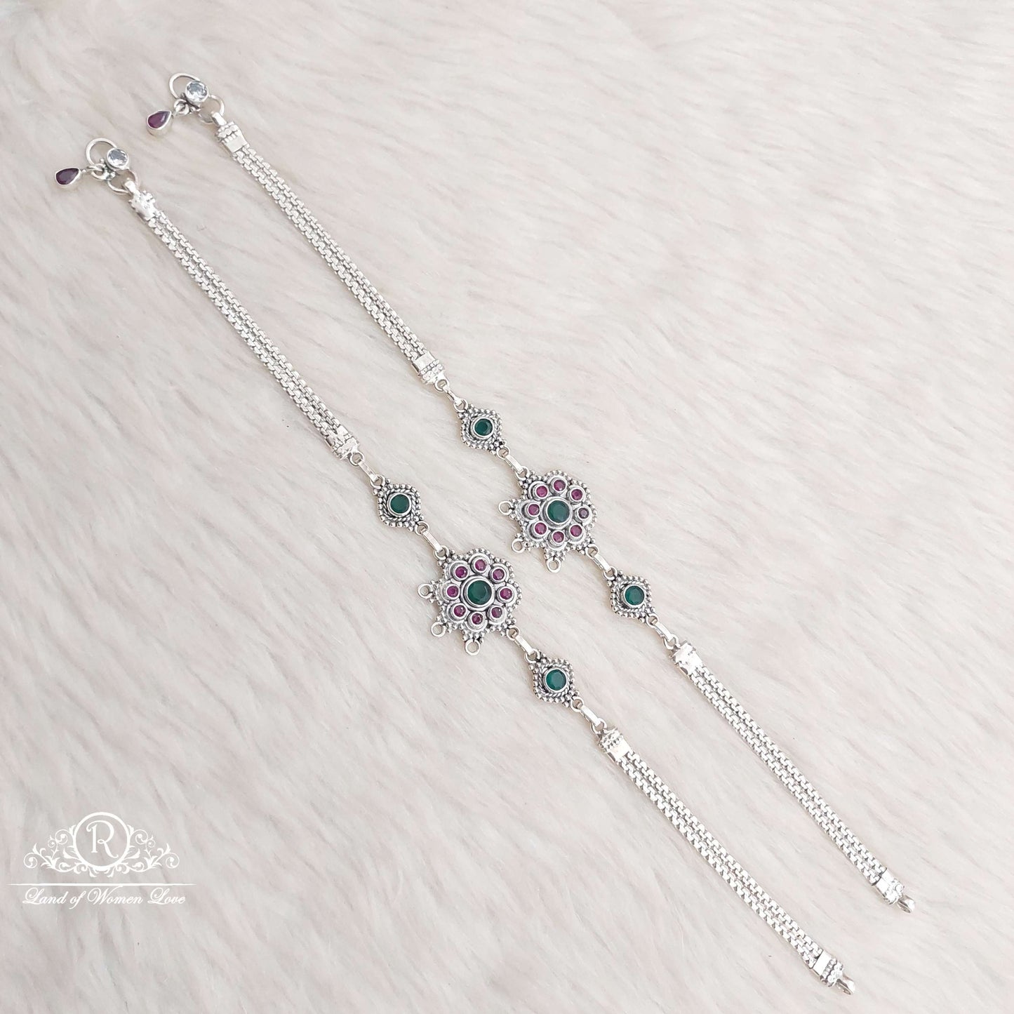 silver anklets-ra56 92.5 silver ramala jewelry / ramala collections