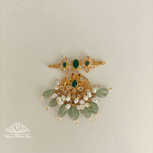 peacock design mala locket-rch637 92.5 silver ramala jewelry / ramala collections