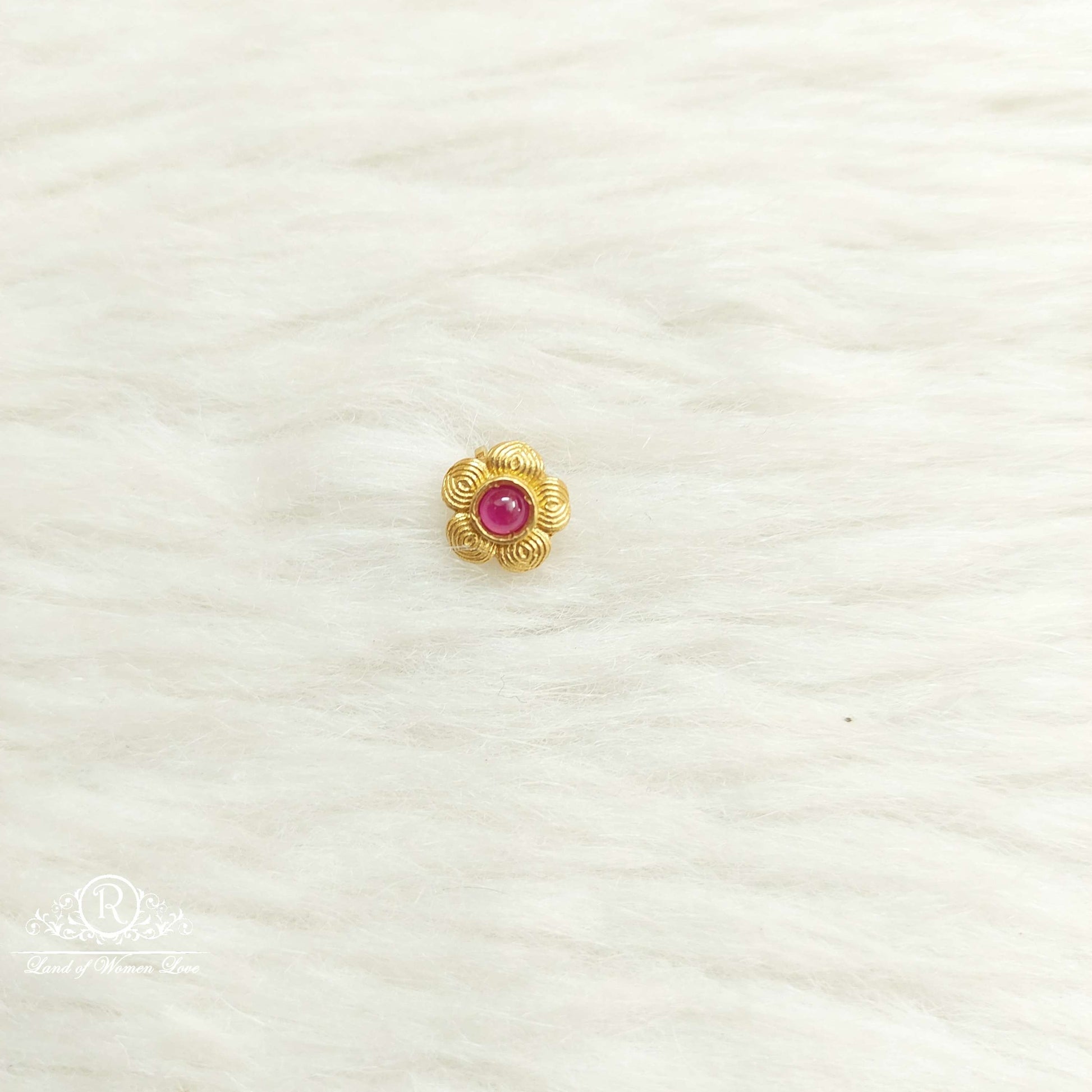 nose pin silver nose pins-sa508-7 92.5 silver ramala jewelry / ramala collections