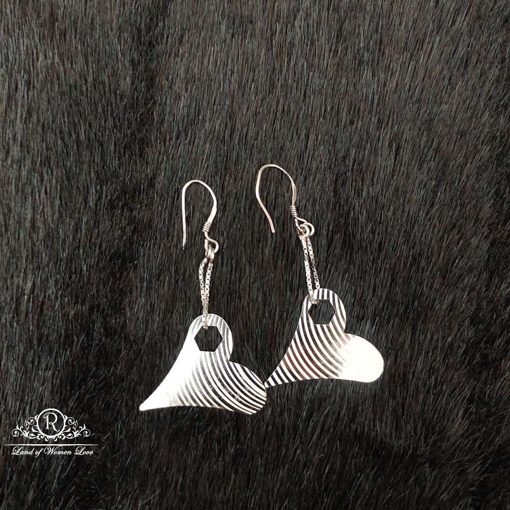 earrings silver hanging earrings-ss115 92.5 silver ramala jewelry / ramala collections