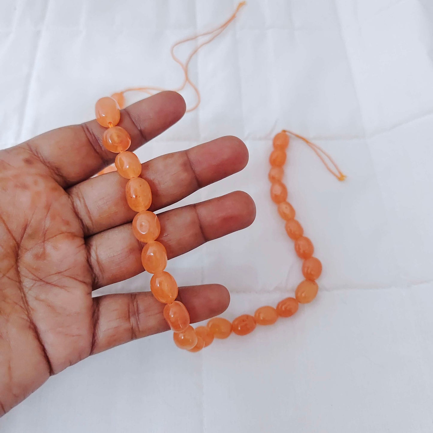 Honey yellow Monalisa dul Dul beads- RCMJ03