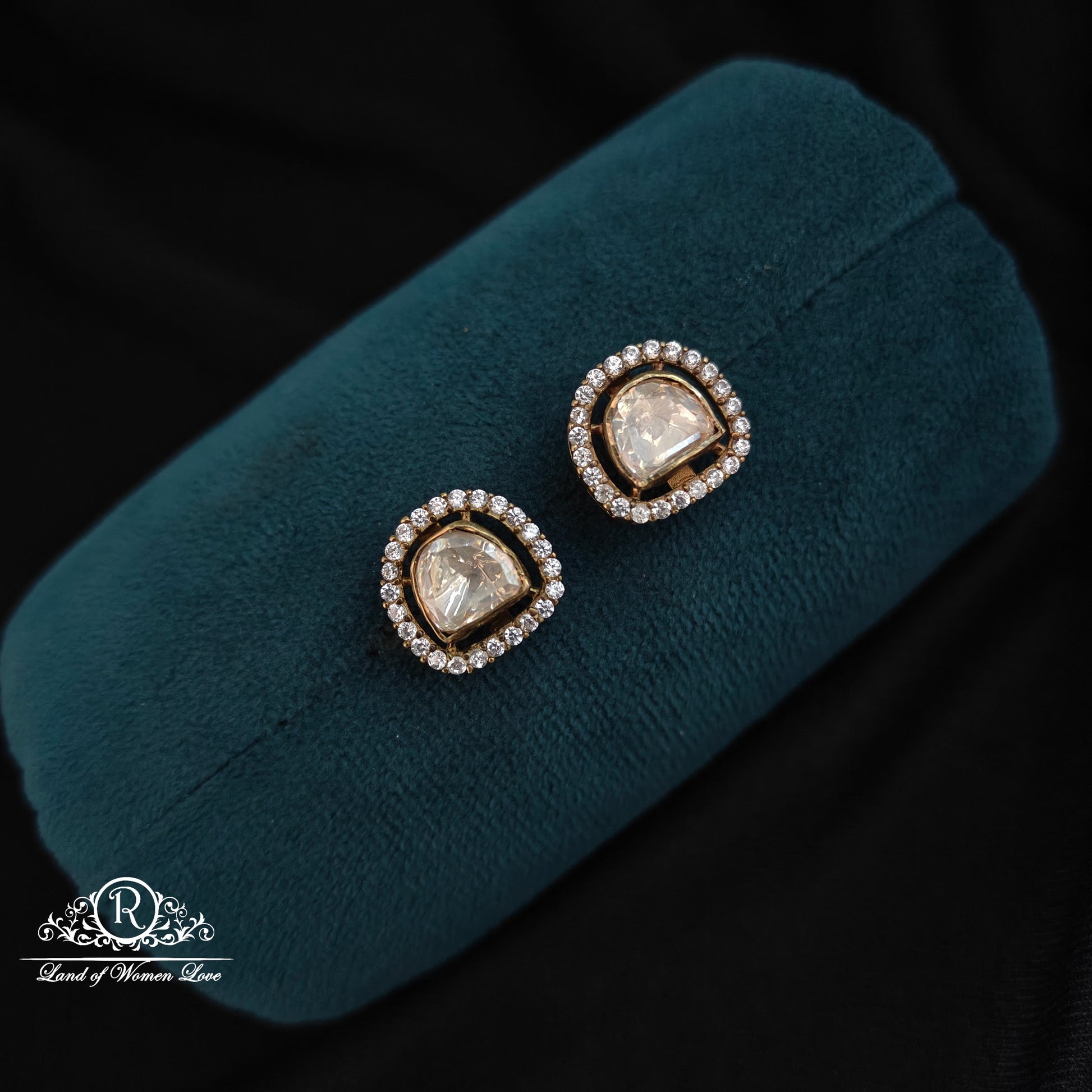 stud 92.5 silver victorian studs -rccp328 92.5 silver ramala jewelry / ramala collections