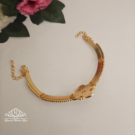 92.5 silver simple and Cute necklace with CZ- stones - RCK284