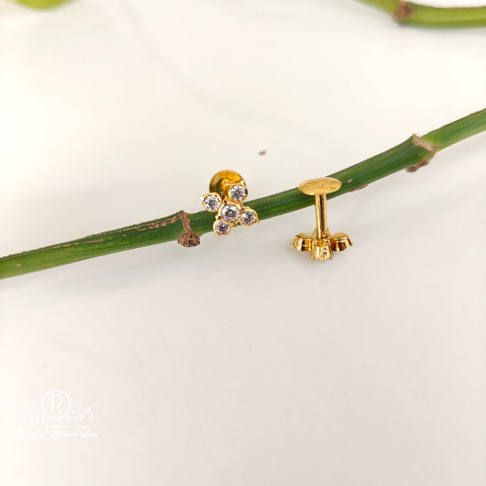 92.5  silver simple and Cute earrings - RCK292-2