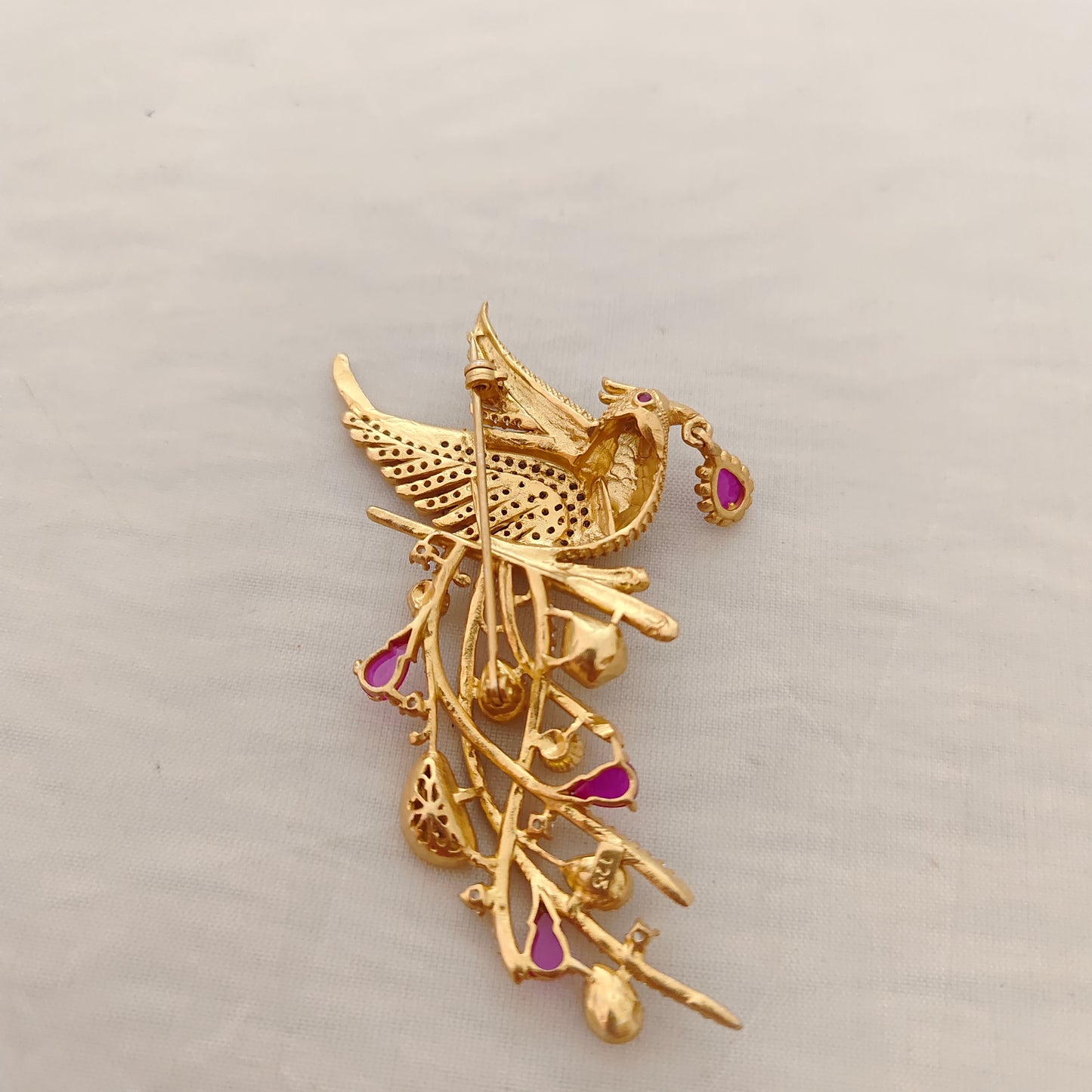 Silver saree pin -RCP078