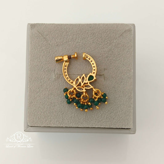 Silver Nose Pin Design-RCJR659