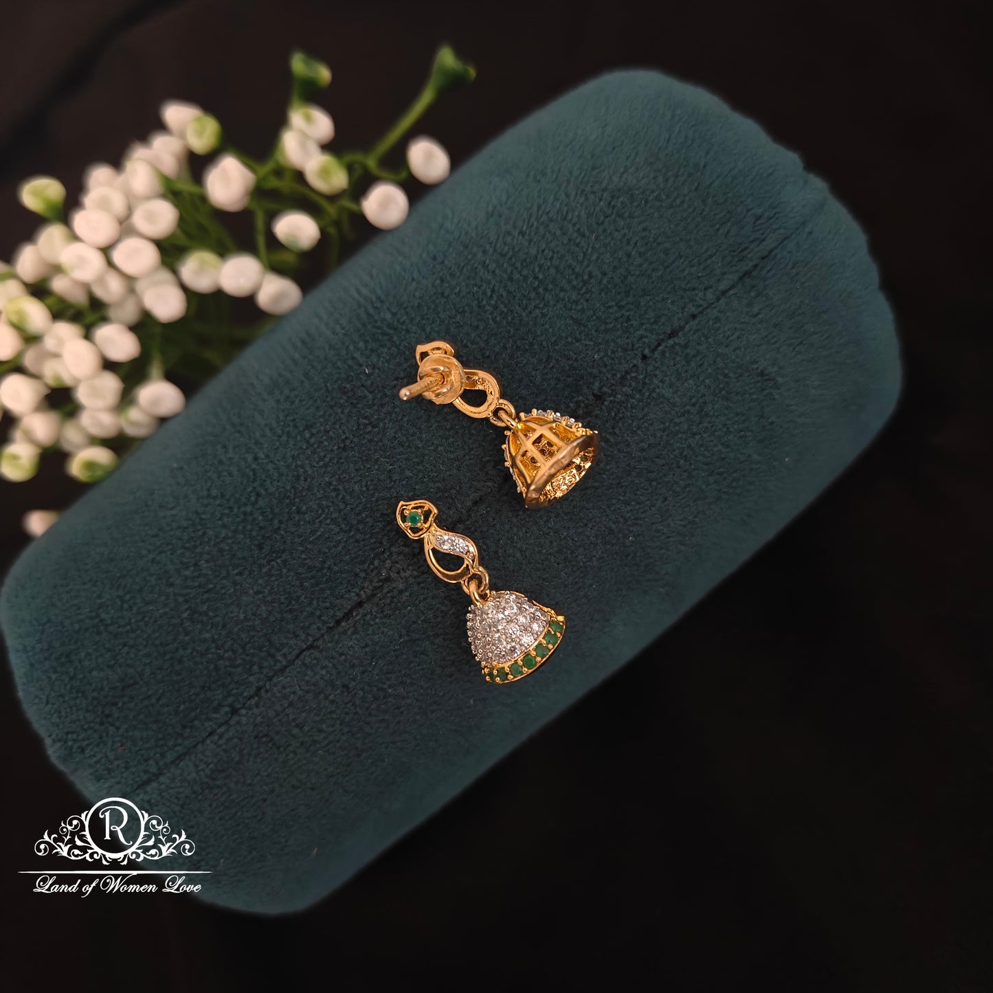 Silver cute and beautiful Earrings -RCDS0484