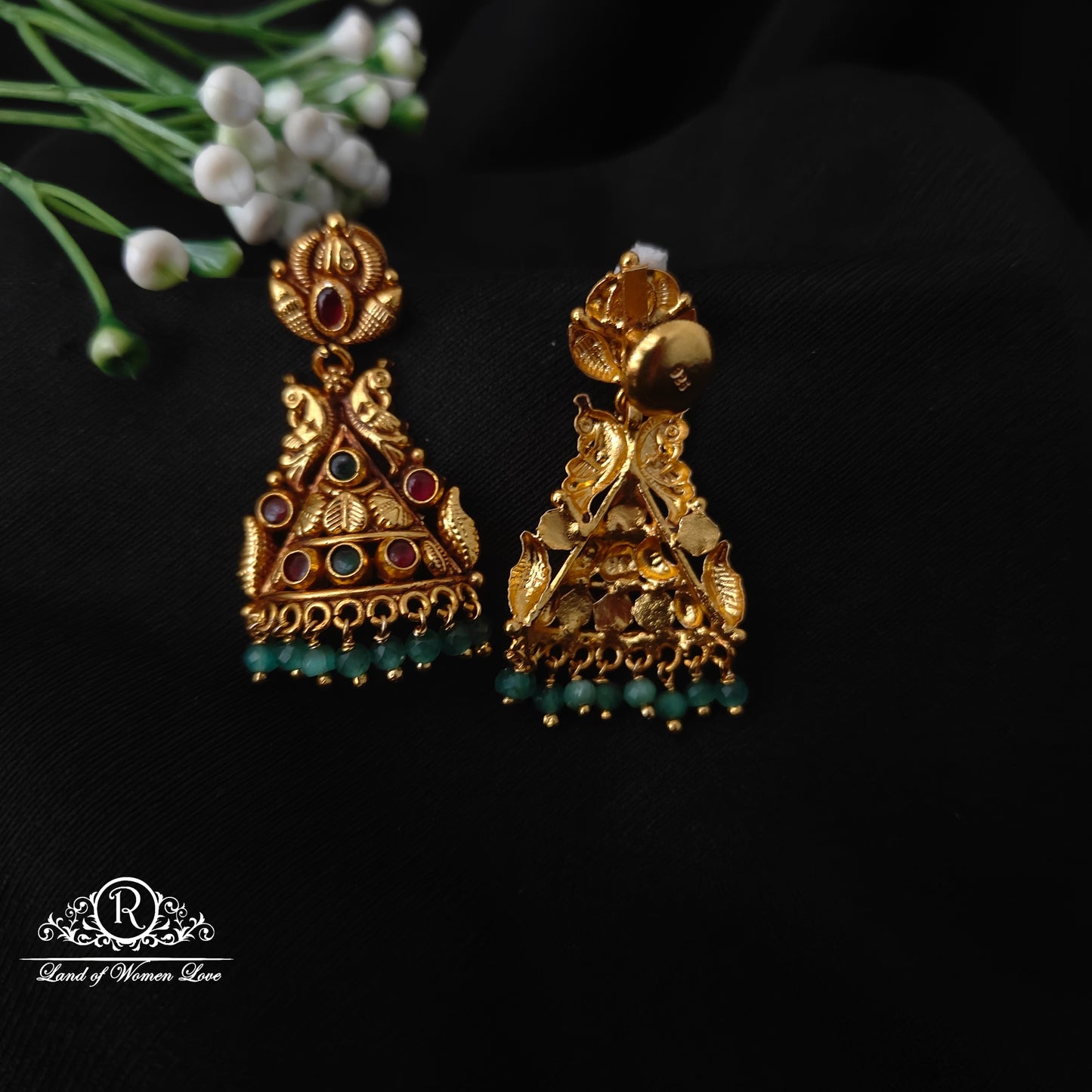 92.5 silver simple and Cute earrings - RCJR976