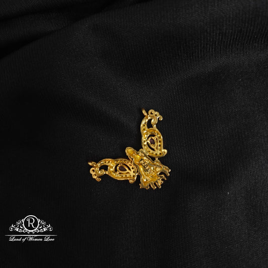 Silver peacock locket-RCDS276