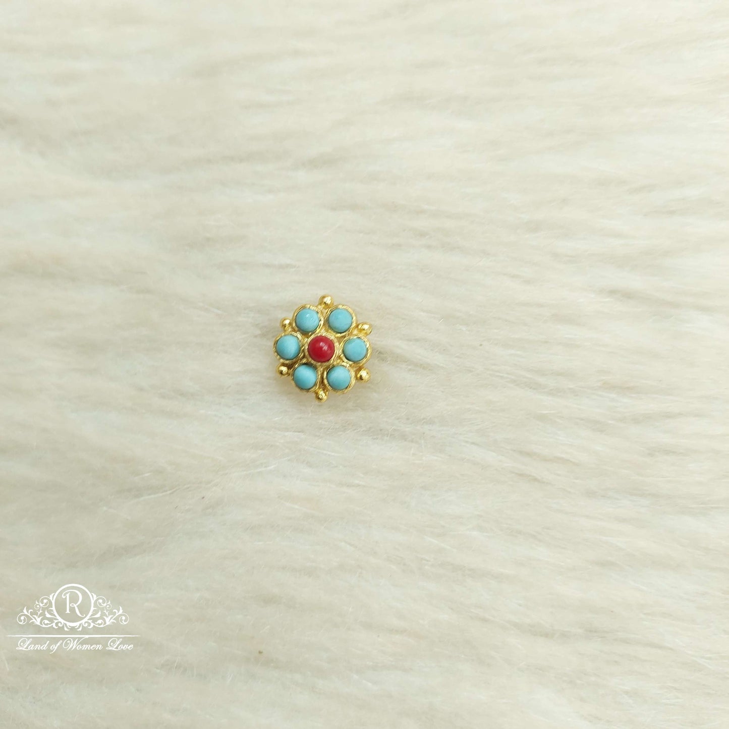 silver nose pins-sa284 92.5 silver ramala jewelry / ramala collections