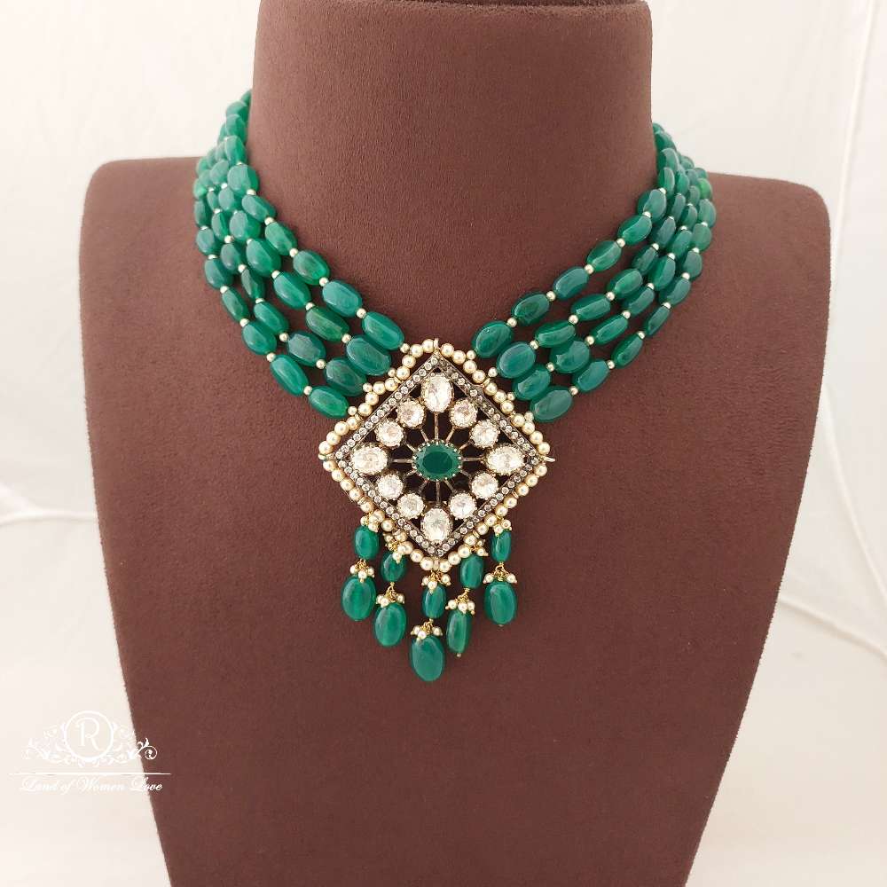 silver real beads chocker-s805 92.5 silver ramala jewelry / ramala collections