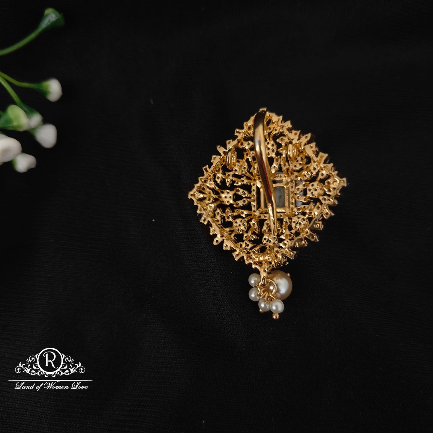 92.5 silver simple and Cute diamond finishing pendant -RCM091252