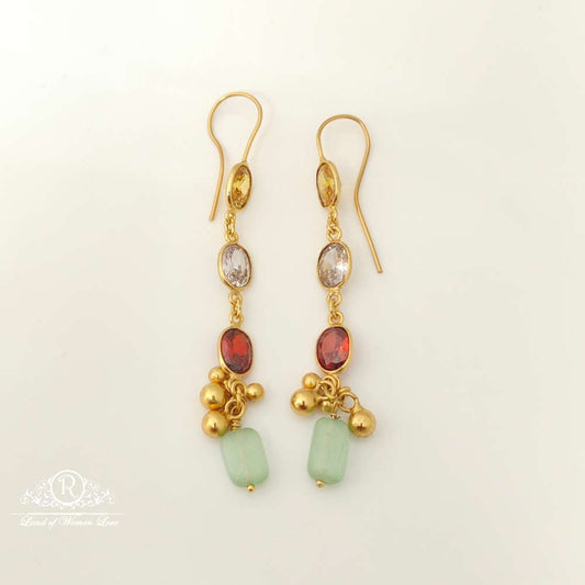 earrings silver hanging design earrings-rcl08 92.5 silver ramala jewelry / ramala collections