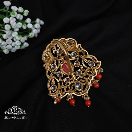 Silver coral pendant -RC06M334