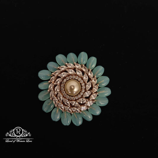 pendant mint coloured silver pendant-rc94-187m02 92.5 silver ramala jewelry / ramala collections