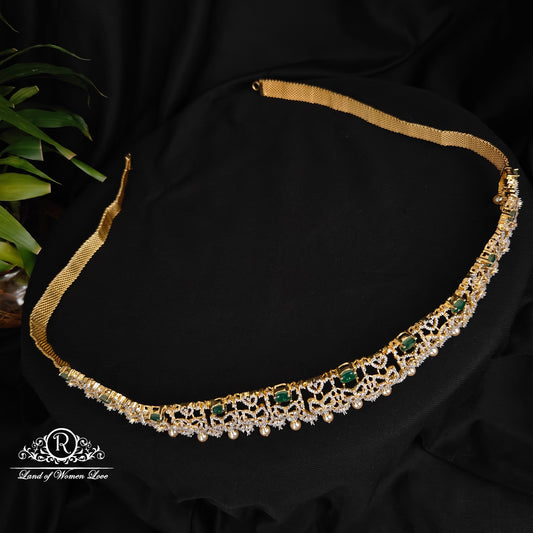 92.5 silver simple and Cute vaddanam - RCM1168