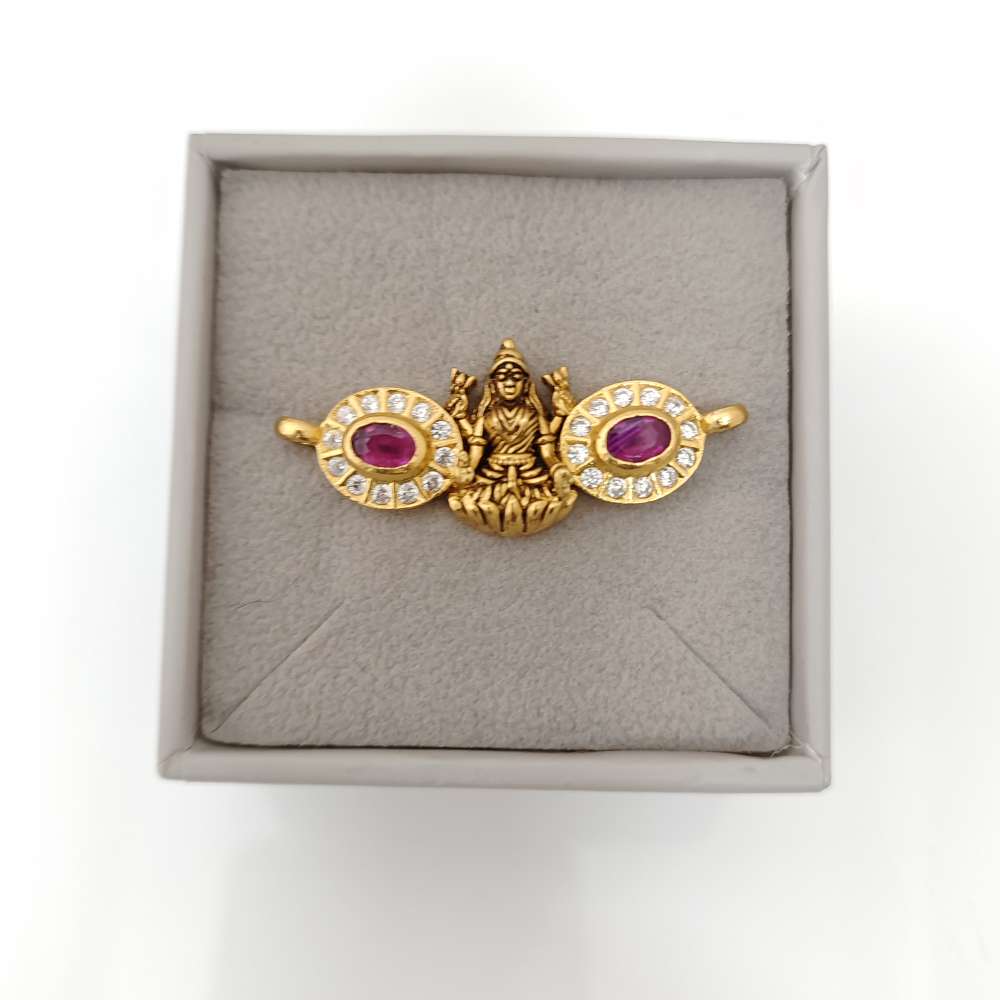 silver lakshmidevi mala locket-rcm721 92.5 silver ramala jewelry / ramala collections