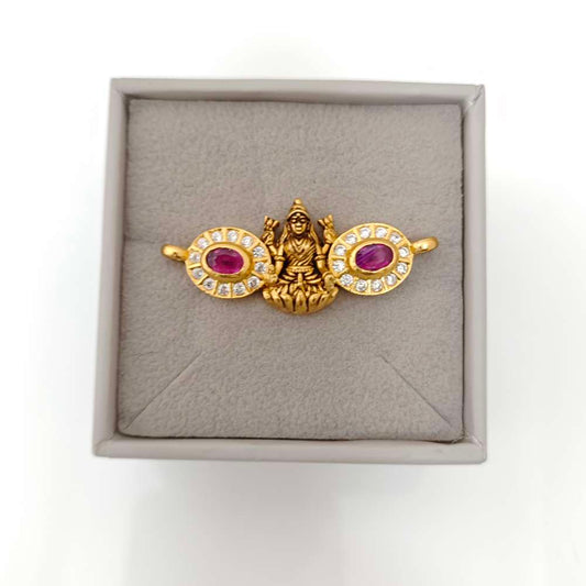 silver lakshmidevi mala locket-rcm721 92.5 silver ramala jewelry / ramala collections