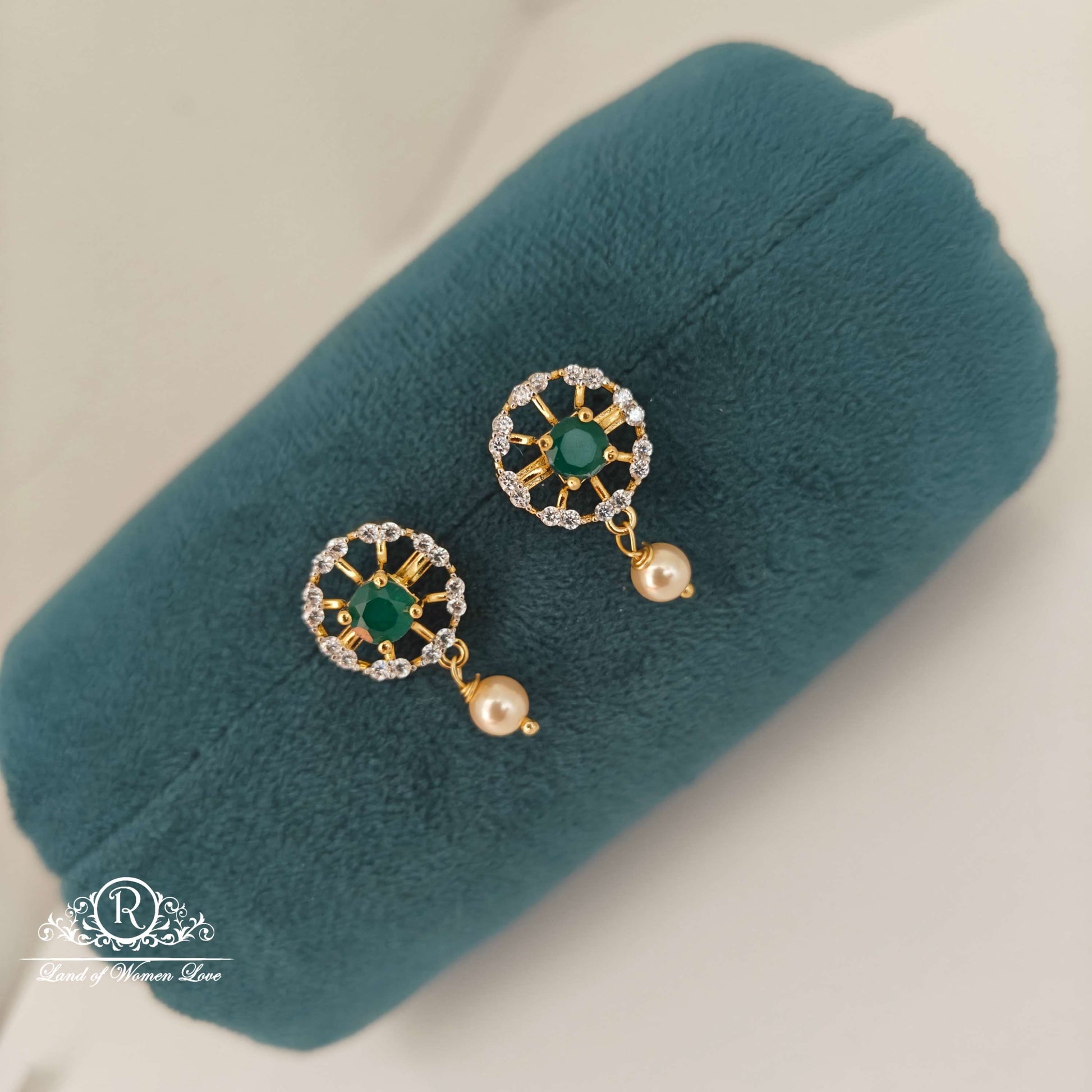 stud diamond finishing replica silver studs-rc94-90cp014 92.5 silver ramala jewelry / ramala collections