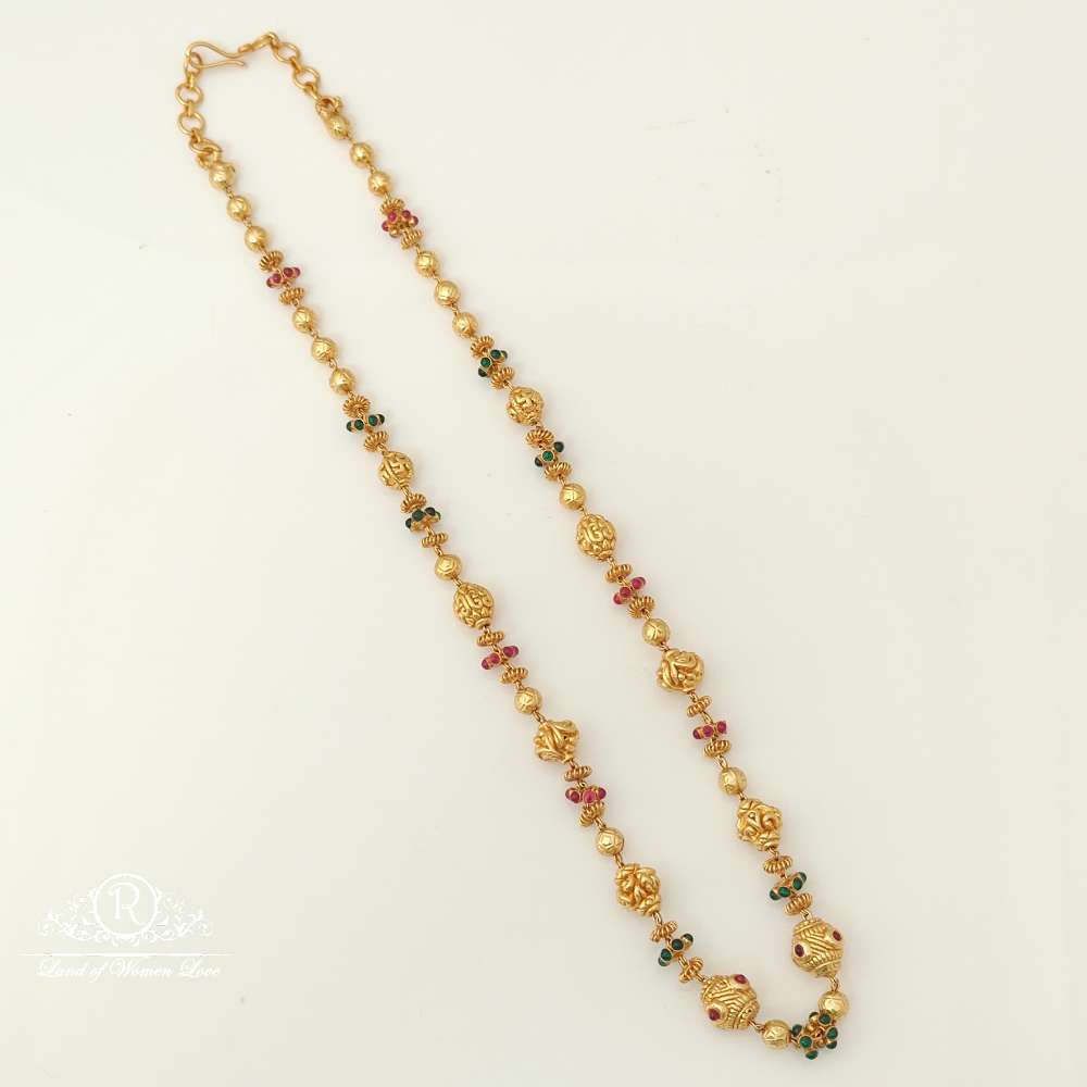 chain silver gold balls design chain-rccp197 92.5 silver ramala jewelry / ramala collections