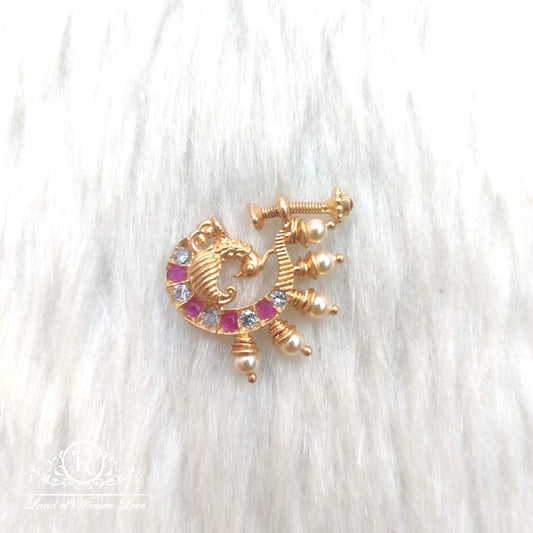 silver nose pins -ra94 92.5 silver ramala jewelry / ramala collections