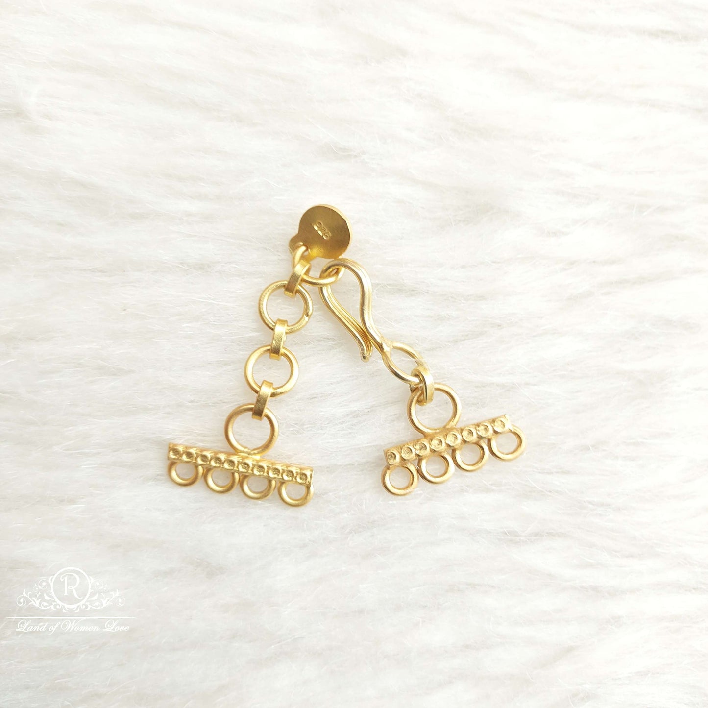 chain silver ring back chains-sa482 92.5 silver ramala jewelry / ramala collections