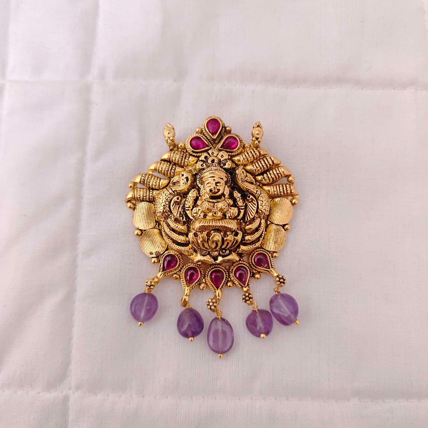 Silver base gold polish earrings-RCD191