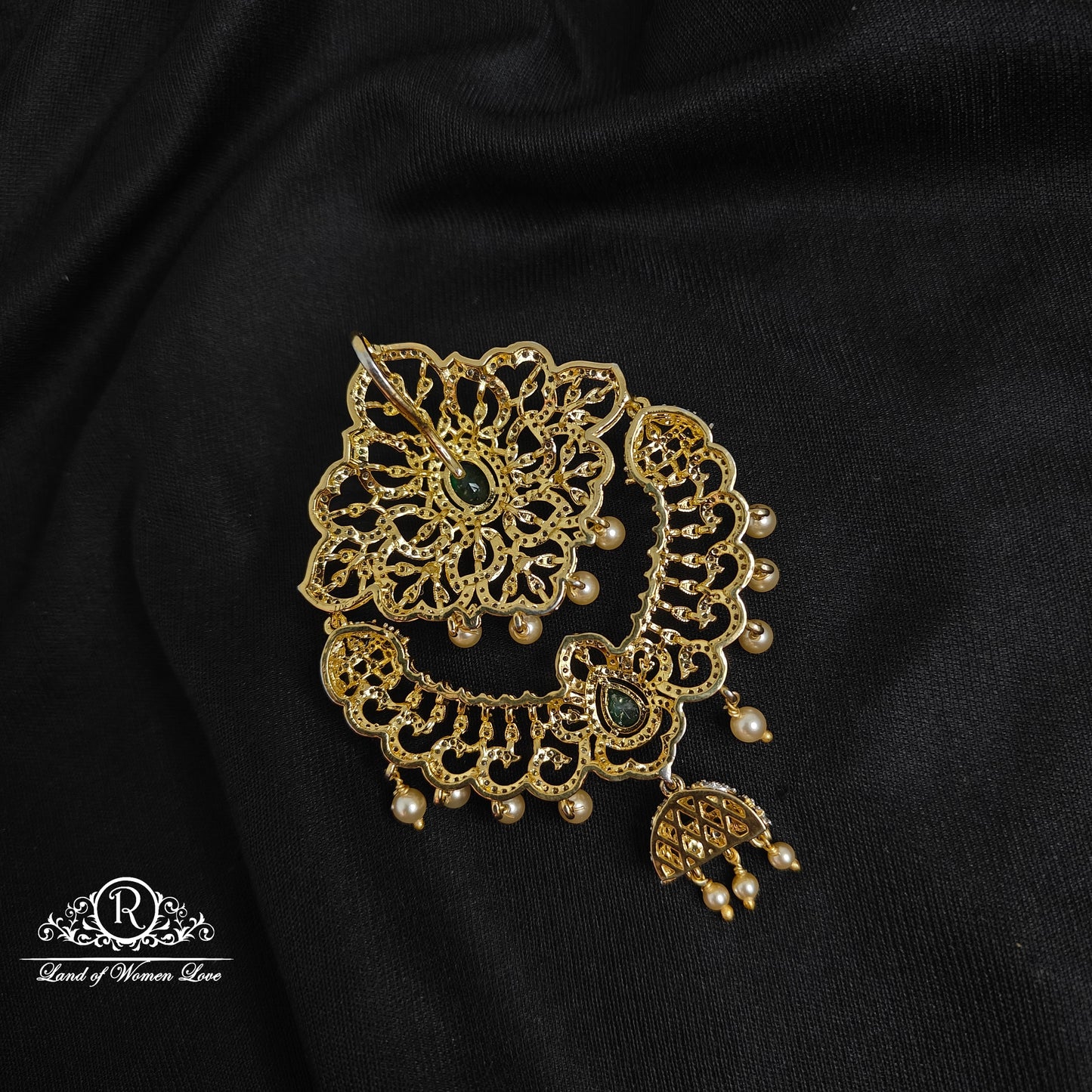 92.5 Silver diamond finishing Pendant-RCCP334