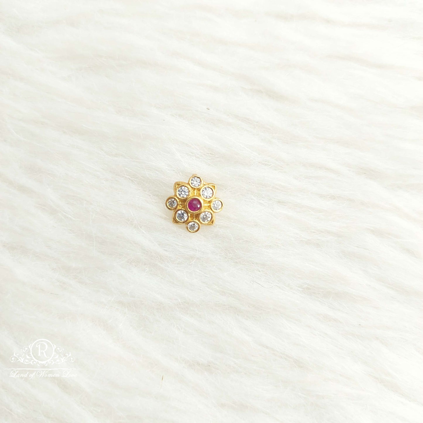 nose pin silver nose pins-sa506-9 92.5 silver ramala jewelry / ramala collections