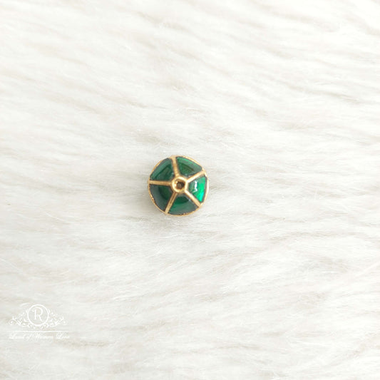 Silver Kundan Gold Ball-SA476