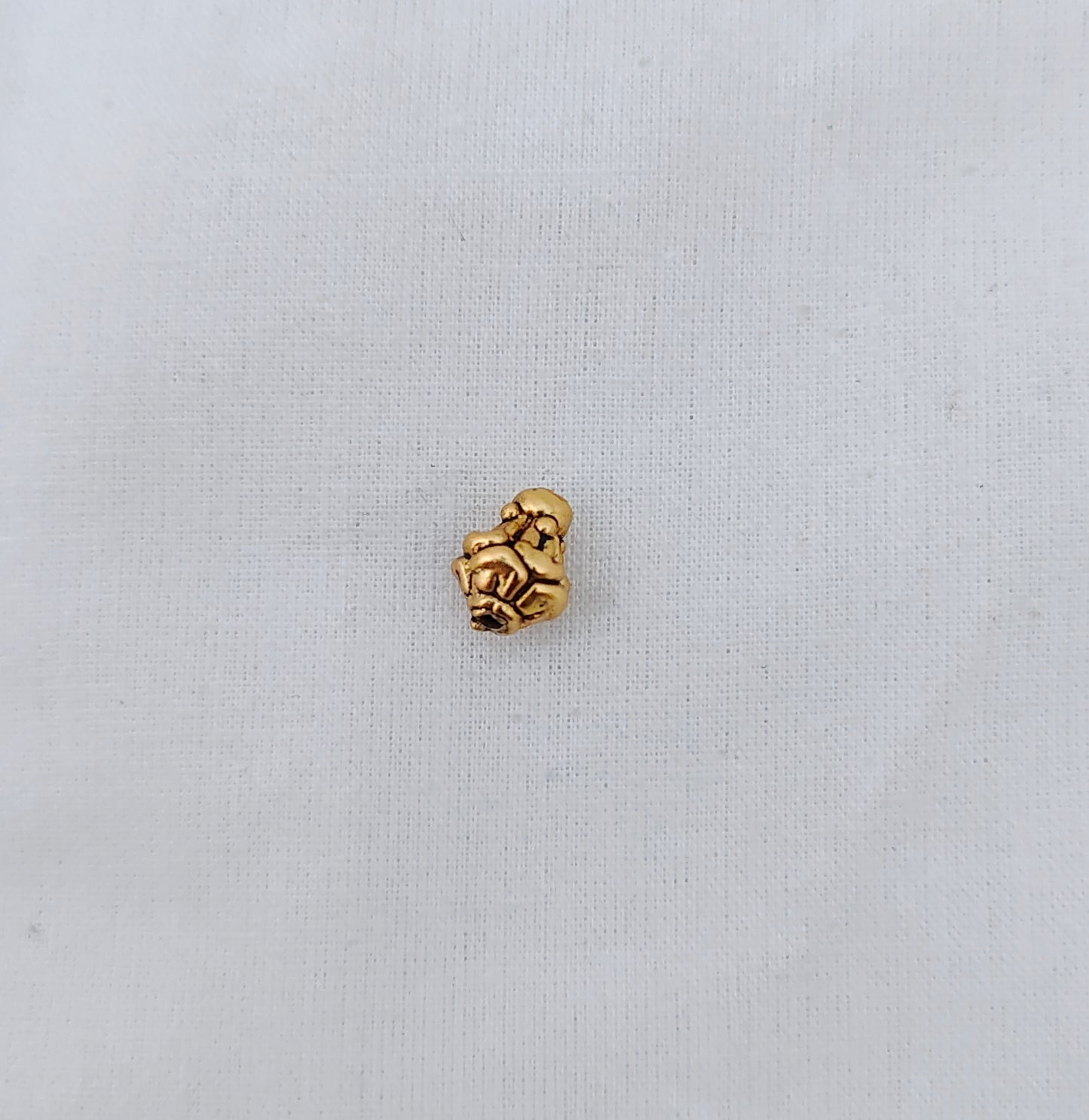 Silver base gold polish gold balls -RCV191