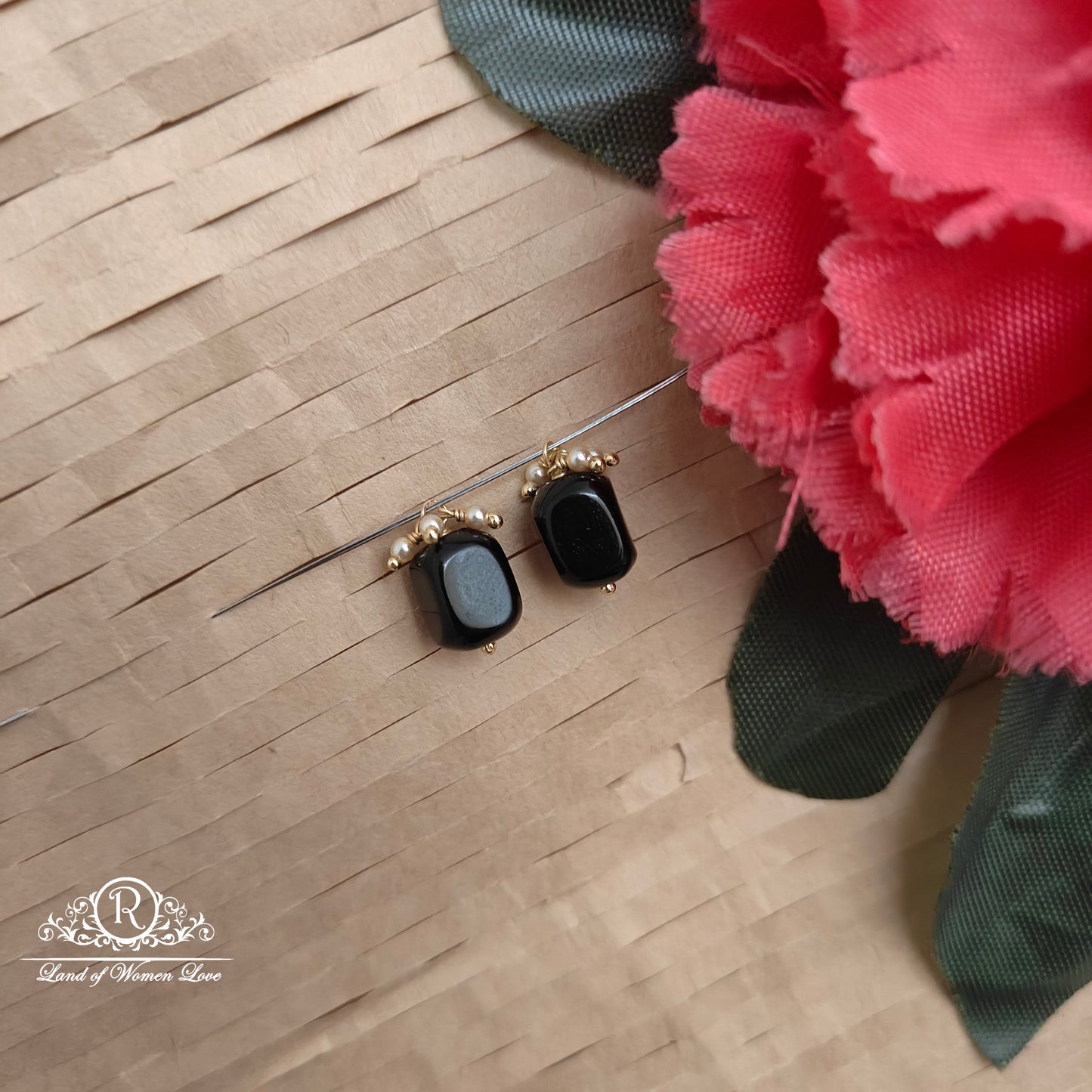 earrings 92.5 silver simple and cute hangings -rch993 92.5 silver ramala jewelry / ramala collections