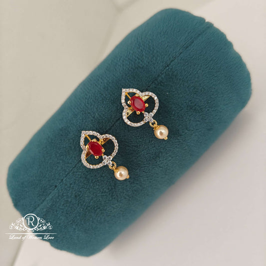 stud diamond finishing replica silver studs-rc94-90cp012 92.5 silver ramala jewelry / ramala collections