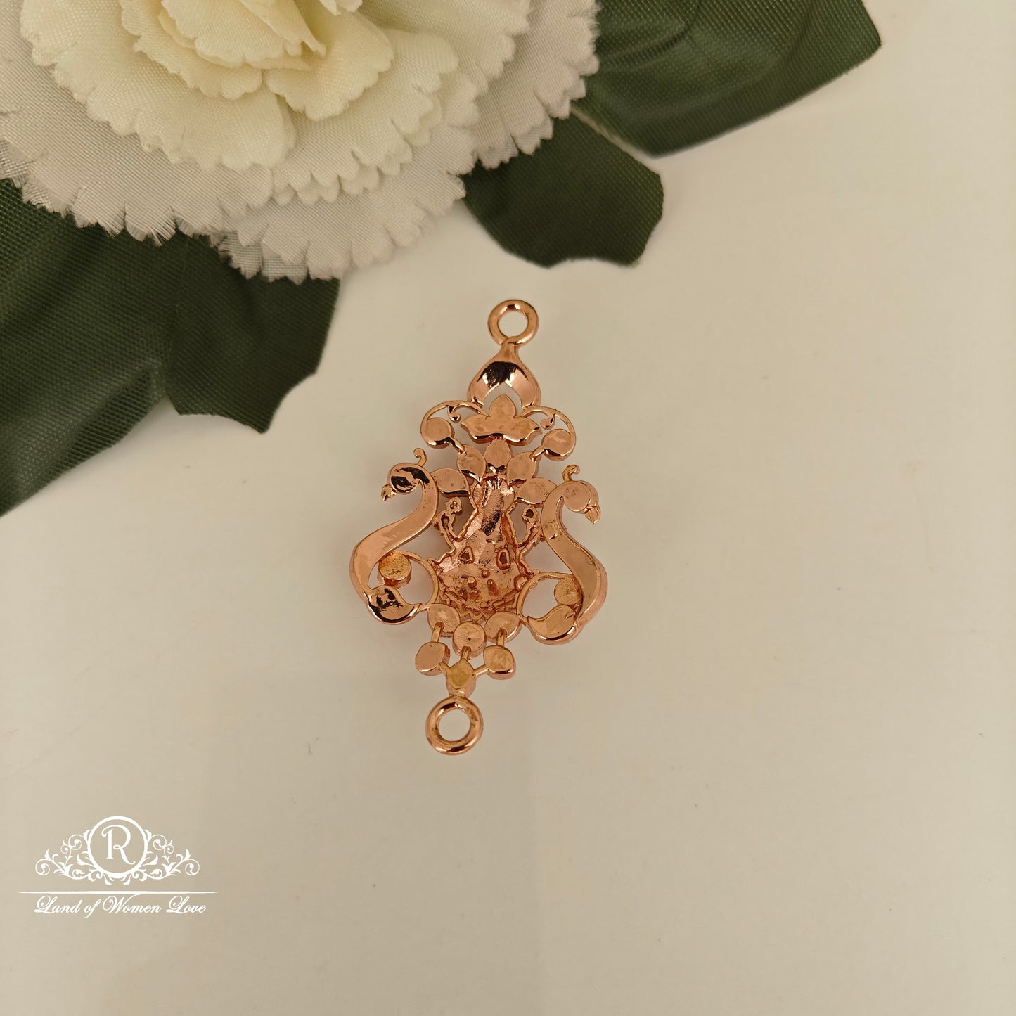 92.5 silver simple and Cute side locket - RC061M1281