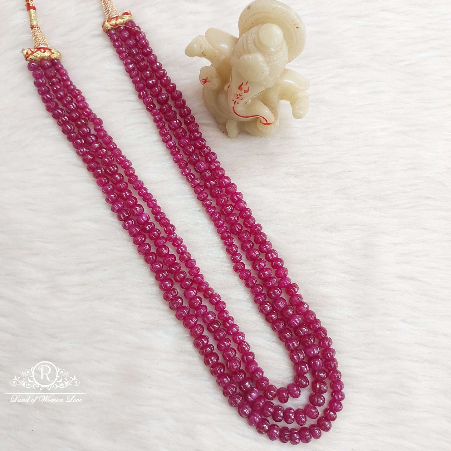 Red Opik Beads Mala-B023