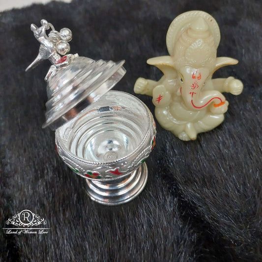 Silver Kumkum Barini-S443