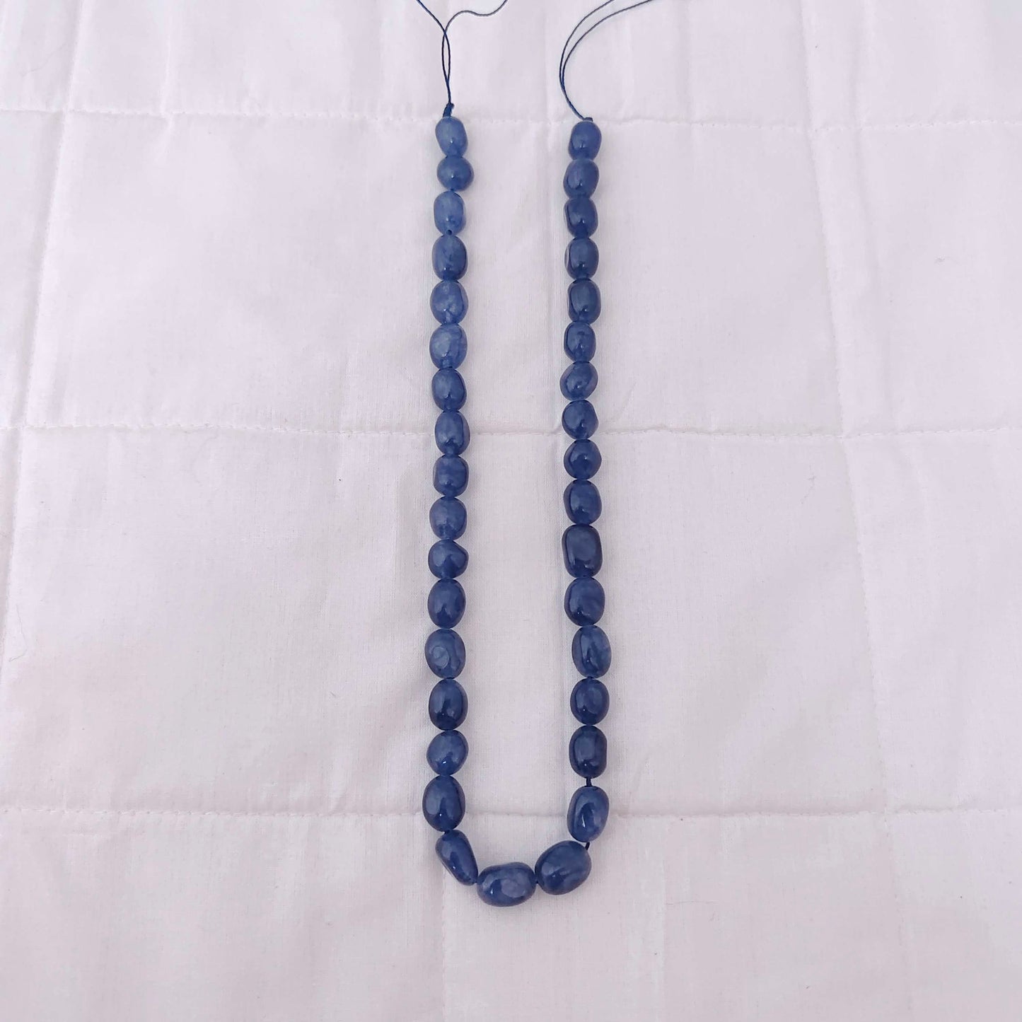 Jewel beads natural Blue dul Dul Beads -RCMJ08