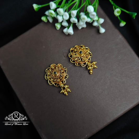 earrings silver flower design earrings 92.5 silver ramala jewelry / ramala collections