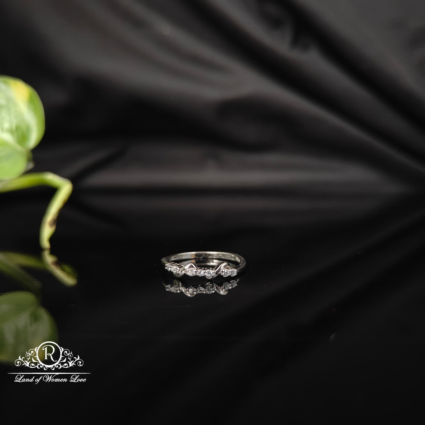 ring silver rodhium polish finger ring -rcra84 92.5 silver ramala jewelry / ramala collections