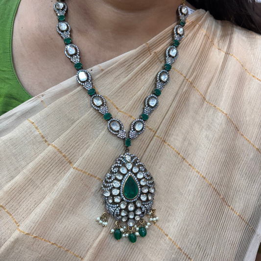 92.5 silver simple and Cute necklace with earrings set -RCMJ588RCZ-33