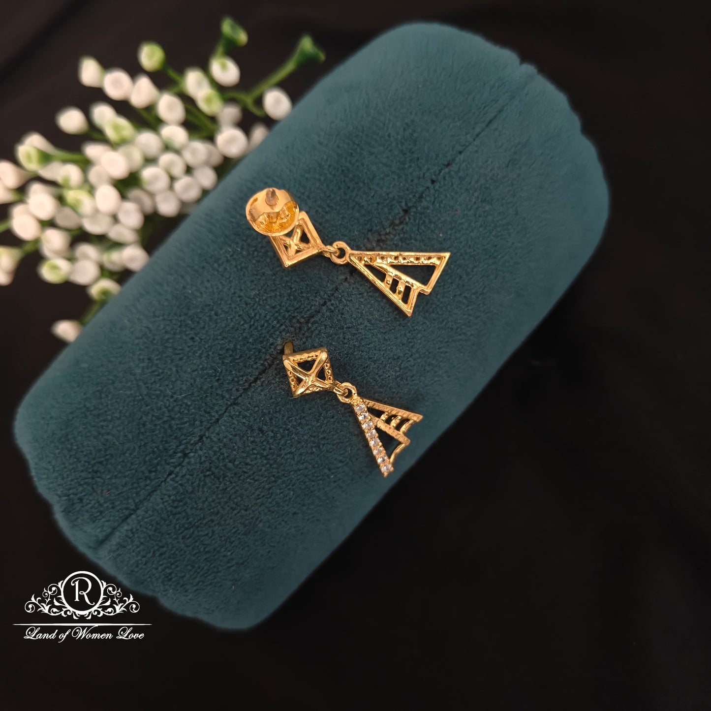 Silver cute and beautiful Earrings -RCDS0470