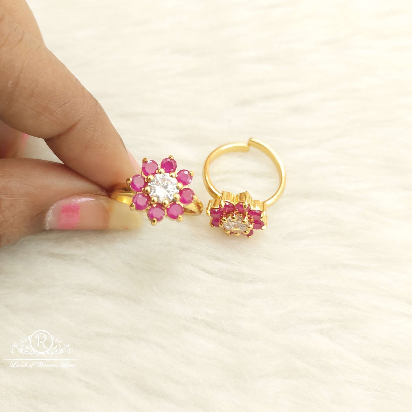 Silver Toe Rings-JR25